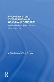 Proceedings Of The Xiv International Grassland Congress book cover