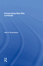 Prosecuting Nazi War Criminals book cover