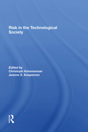 Risk In The Technological Society book cover