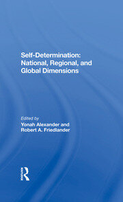 Selfdetermination: National, Regional, And Global Dimensions book cover