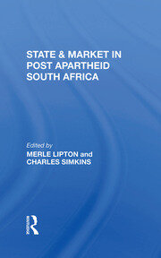 State And Market In Postapartheid South Africa book cover