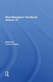 Stud Managers' Handbook, Vol. 18 book cover