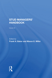 Stud Managers' Handbook, Vol. 19 book cover
