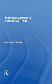 Technical Barriers To Agricultural Trade book cover