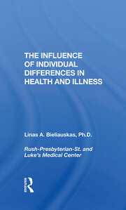The Influence Of Individual Differences In Health And Illness book cover
