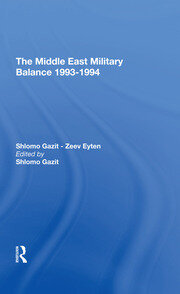 The Middle East Military Balance 19931994 book cover