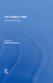 The Ussr In 1990: A Record Of Events book cover