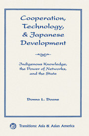 Cooperation Technology And Japanese Development Indigenous Knowledge The Power Of Networks And The State