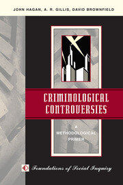 Criminological Controversies: A Methodological Primer book cover