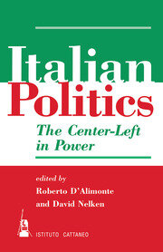 Italian Politics: The Center-left In Power book cover