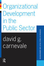 Organizational Development In The Public Sector book cover