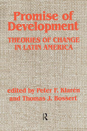 Promise Of Development: Theories Of Change In Latin America book cover