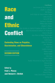 Race And Ethnic Conflict: Contending Views On Prejudice, Discrimination, And Ethnoviolence book cover