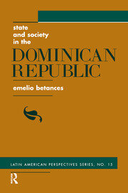 State And Society In The Dominican Republic book cover