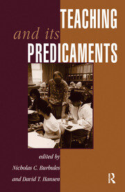 Teaching And Its Predicaments book cover