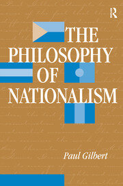 The Philosophy Of Nationalism book cover
