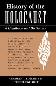 History Of The Holocaust: A Handbook And Dictionary book cover