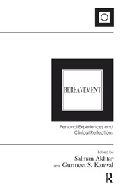 Bereavement: Personal Experiences and Clinical Reflections book cover