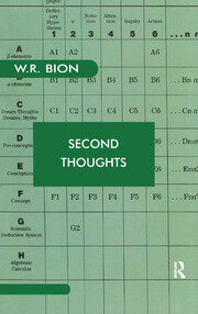 Second Thoughts: Selected Papers on Psychoanalysis book cover