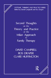 Second Thoughts on the Theory and Practice of the Milan Approach to Family Therapy book cover