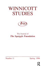 Winnicott Studies book cover