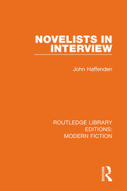 Novelists in Interview book cover