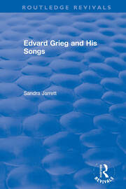 Edvard Grieg and His Songs book cover