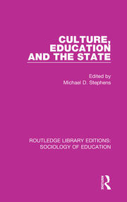 Culture, Education and the State book cover