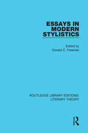 Essays in Modern Stylistics book cover