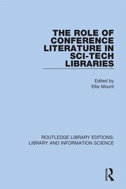 The Role of Conference Literature in Sci-Tech Libraries book cover