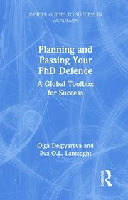 Planning and Passing Your PhD Defence: A Global Toolbox for Success book cover