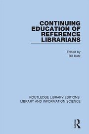 Continuing Education of Reference Librarians book cover