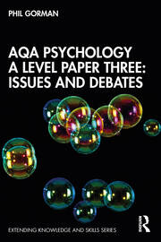 AQA Psychology A Level Paper Three: Issues and Debates book cover