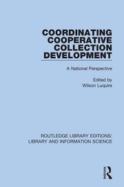 Coordinating Cooperative Collection Development: A National Perspective book cover