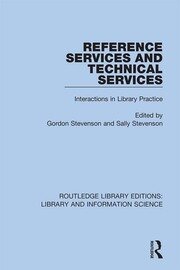 Reference Services and Technical Services: Interactions in Library Practice book cover