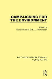 Campaigning for the Environment book cover