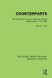 Counterparts: The Dynamics of Franco-German Literary Relationships 1770-1895 book cover