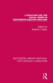 Literature and the Social Order in Eighteenth-Century England book cover