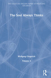 The Soul Always Thinks: Volume 4 book cover