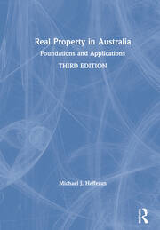 Real Property in Australia: Foundations and Applications book cover