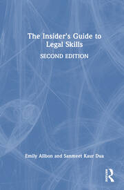 The Insider's Guide to Legal Skills book cover