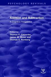 Addition and Subtraction: A Cognitive Perspective book cover