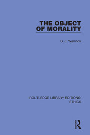 The Object of Morality book cover