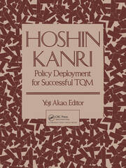 Hoshin Kanri: Policy Deployment for Successful TQM book cover