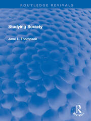 Studying Society book cover