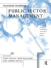 Australian Handbook of Public Sector Management book cover