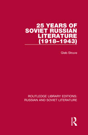 25 Years of Soviet Russian Literature (1918–1943) book cover