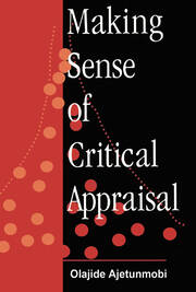 Making Sense of Critical Appraisal book cover