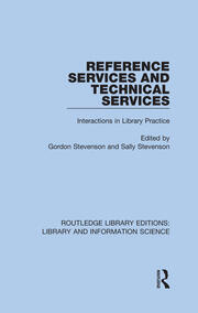 Reference Services and Technical Services: Interactions in Library Practice book cover