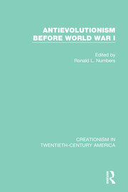 Antievolutionism Before World War I book cover